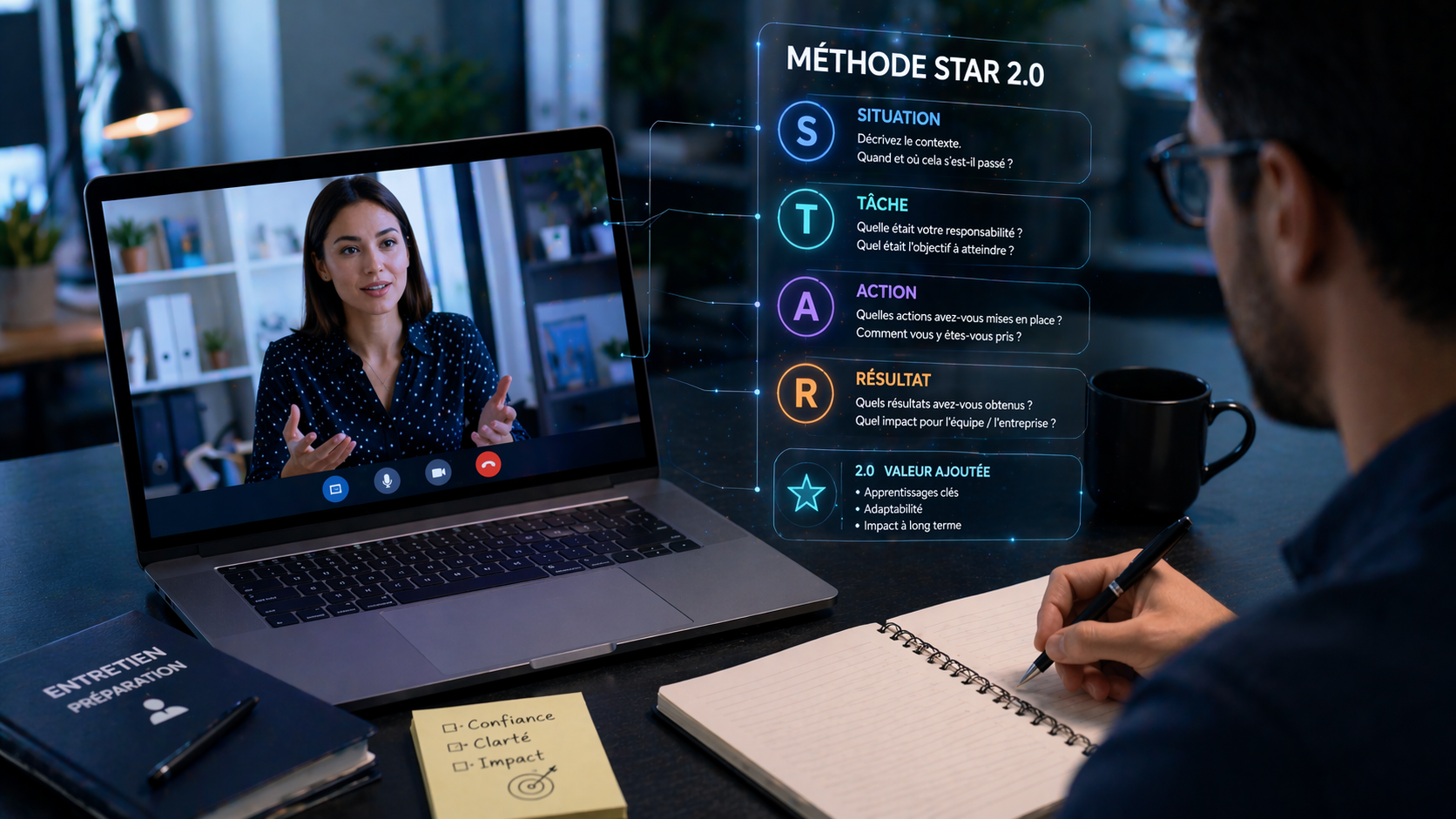 Preparer son entretien avec l'IA : la methode STAR 2.0